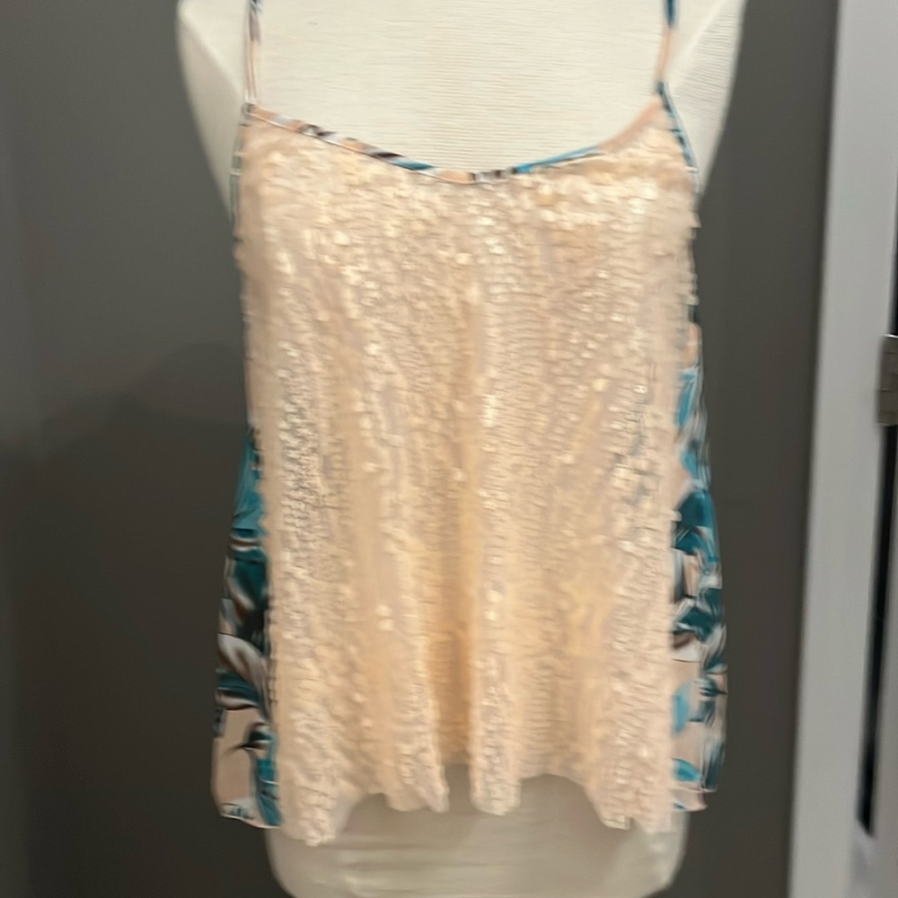 Sequin front cami